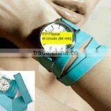 Long Leather Strap Fashion Lady Wrist Watch HOT !!! thumbnail-1