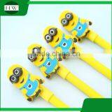 Promotional Wholesale Cheap Funny School Office Stationery Mini Cartoon Plastic Minions Roller Ball Point Pen thumbnail-4