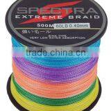 High Quality 10 Color 4/8 Braided PE Fishing Line With Great Sensitivity Good Abrasion Smooth Surface thumbnail-1