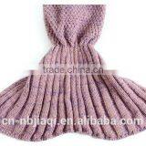 Mermaid Tail Blanket Crochet and Mermaid Blanket for Kids,Summer Super Soft Sleeping Bags thumbnail-4