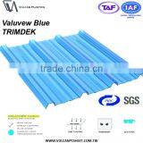 Co-Extruded Plastic Polycarbonate Corrugated Roofing Sheet (Valuview Blue TRIMDEK) thumbnail-5