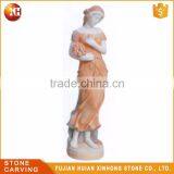 Garden Orange Beautiful Merble Lady Statue Factory thumbnail-1