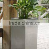 FO-9006 Outdoor Square Stainless Steel Flower Container thumbnail-3