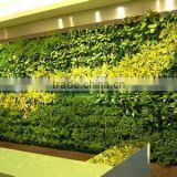 Factory wholesale artificial grass wall uv resist artificial living plant moss wall