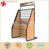 Portable Metal Carpet Display Rack for Retail Shop With Advertising Board thumbnail-1
