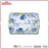 Wisteria Sinensis Beautiful Flower Printing Rectangle Durable Mooncake Plastic Tray Canton Fair Booth Number: 6.0H24 thumbnail-1