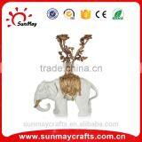 OEM High Quality Polyresin White Elephant Candle for Sale thumbnail-1