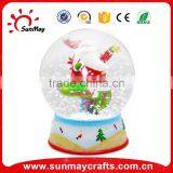 Hight Quality Custom Made Resin Christmas Santa Snowman Snow Globes thumbnail-3