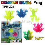 Novelty Soft Plastic Rubber Changing Colors Frog Toys thumbnail-1