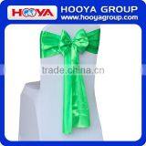 2015 Popular Selling Party Decoration Self-tied Beautiful Shiny Satin Chair Sash for Wedding thumbnail-4