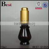 10ml Dark Amber Fragrance Oil Glass Bottle Mold Fancy Design Hand Made Glass Bottle Mold thumbnail-4