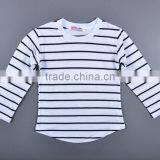Wholesale Children Clothing Army Green Jacket Stripe Tee Shirt and Yellow Pants 3 Pieces Sets thumbnail-5