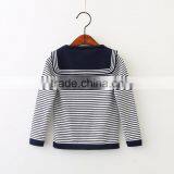Latest New Sailor Style Striped Kids Sweater for 3 to 8 Years Old Children thumbnail-2
