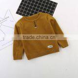 Export Childrens Clothing Little Boys Model Round Collar Wool Sweater Design thumbnail-4