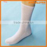 Stock Mens Football Sock White Soccer Sock Closeout, 150904Vc