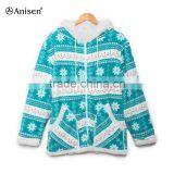 Wholesale Promotion Women Fleece Printing Jacket thumbnail-1