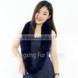 CX-S-125D Beautiful Women Real Rex Rabbit Fur Winter Fashion Lady Scarf Custom Scarf no Minimum thumbnail-2