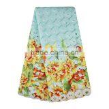 African Guipure Cord Lace Fabrics 3D Nigerian Lace For Weddings thumbnail-1