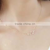 women thin snake charm chain necklace unique woven snake necklace for her gifts 2016