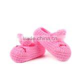 Sleepy Cat Type Hand Crochet Shoes for Baby thumbnail-4