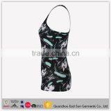Custom Hot Sales Black Latest Design Girls Tank Top Breathable Yoga Wear Colorful Running Singlet For Ladies Summer thumbnail-4