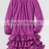 GIRLS RUFFLED LOW WAIST DRESS