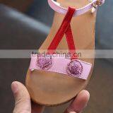 S16884A Girls New Design Fashion Flat Summer Sandals 2017 thumbnail-2