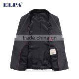 2016 Fashion ELPA Dark Gray Elbow Patches Plus Size Causal Woolen Kids Blazer thumbnail-2