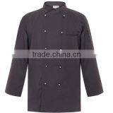 Black Double Breasted Executive Chef Uniform thumbnail-3
