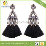 Fashion Jewelry Tassel Dangle Earrings Cheap Wedding Bohemian Drop Statement Earrings For Women Flowers Charm thumbnail-3