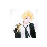 Boys Synthetic Customized Cosplay Long Blonde Wigs