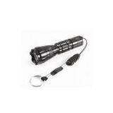 Black Portable 1 LED 1 AA Battery LED Torch Flashlight ND51018