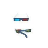 Noble colorful Red Blue Cyan Paper three Dimensional 3D edge polarized safety glasses for men