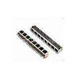 ABS 10/100Base-TX Multi Port 1.5 Amp Gold Plating PCB RJ45 Bronze Connectors thumbnail-1