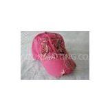 100% Cotton 3D Embroidered Baseball Caps for Women, 6 Panel Ladies Baseball Cap With Metal Buckle thumbnail-1