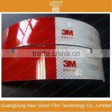 Easy Removable White Red Reflective Tape Car/vehicle Safety Warning Sticker thumbnail-1