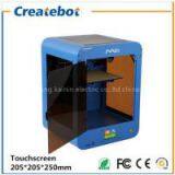2016 Black/Blue 3D Printer Single-Extruder Support ABS/PLA 3D Filament Createbot MID 3D Printer With Touchscreen and Heatbed