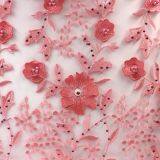 Fabric Tulle Lace Trustwin Embroidered 3d Flower Lace Fabric thumbnail-2