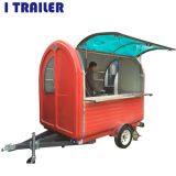 CE ISO Approved Mobile Fiberglass Food Caravan Trailer Kitchen for Sale thumbnail-5