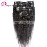 Clip in Human Hair Extensions Kinky Curl Mongolian Kinky Curly Hair thumbnail-6