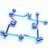 18 Year New Two Circles Ear Scraper Earrings, Foreign Trade Accessories Factory Direct Sales Wholesale Body Piercing thumbnail-2