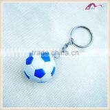 Promotional Cheap Custom PU Mini Soccer Ball Keychain Ring thumbnail-1