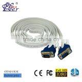 Well Managed White Colour 15pin Flat Vga Cable With Competitive Price thumbnail-1