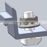 solar end Adjustable solar end clamp/ Aluminium Clamp