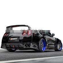 Body Kit for Nissan Gtr R35 Front Bumper Rear Bumper Wide Flare Carbon Fiber Rear Diffuser Side Skirts Bonnet Trunk Spoiler thumbnail-4
