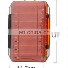 Amazon New 19.5*11.7*3.6cm 14 Compartments 4 Colors Double-sided Multipurpose Wood Shrimp Lure Box Squid Jig Storage Box thumbnail-2