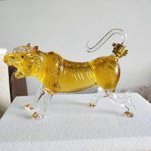 Chinese Glass Craft Products Factory Twelve Zodiac Bottle Set Support to Map Customization thumbnail-3