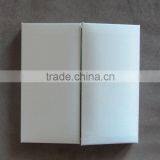 Dark Red Wooden Wholesale Wedding Invitation Box Silk With Ribbon Buckle thumbnail-6