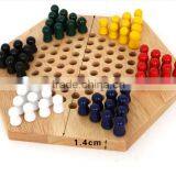2015 Hot Promotional Items Wooden Musical Instruments Play Chess Game Now Wooden Hexagon Draughts Children's Early Education Toy thumbnail-3