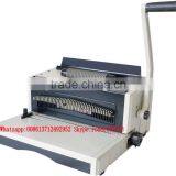 NanBo EC8702 Factory Cheapest Price Manual Punch Electric Bind Plastic Single Spiral Binding Machine